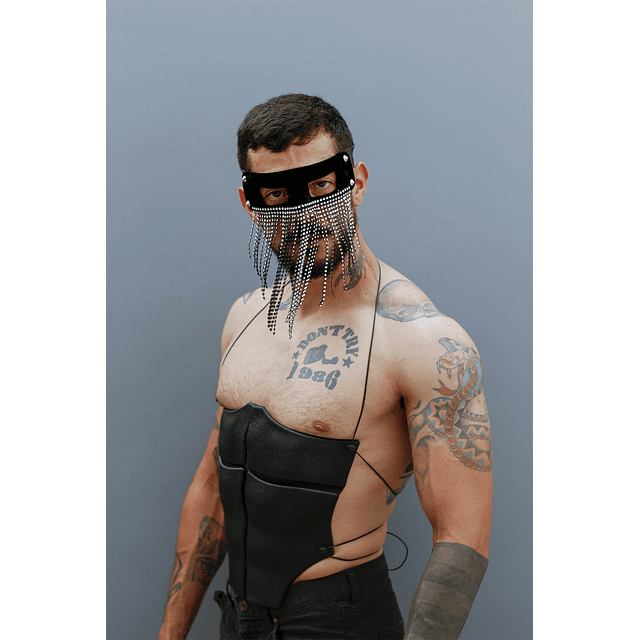 Antifaz con Flecos (15cm)