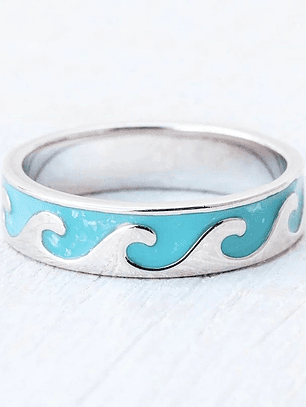 Anillo set de olas 