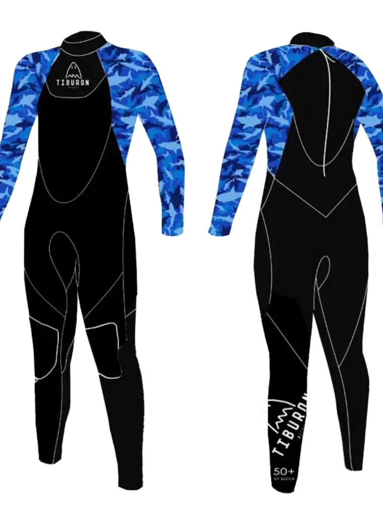 Traje De Surf Militar Azul 2mm 1