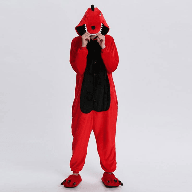 Red dragon pajamas