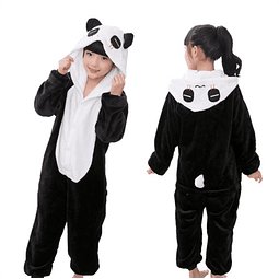Pijama Enterito De Oso Panda Para Invierno 