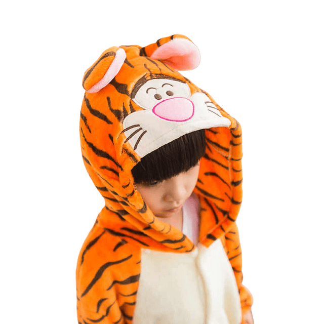 Pijama Enterito Diseño de Tigre Para Invierno Kigurumi