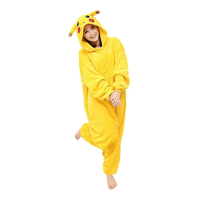 Pijama Disfraz Pikachu Para Niños Y Adulto