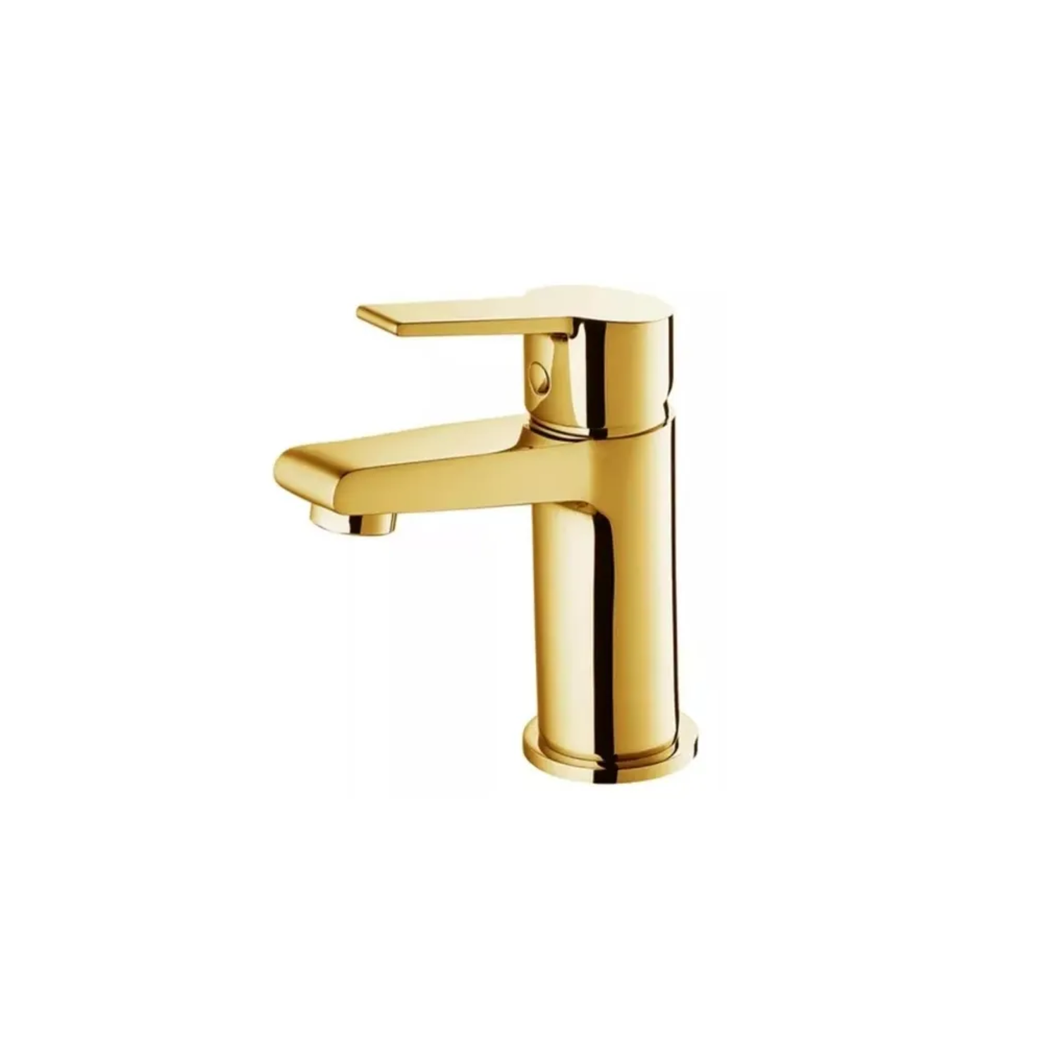 Llave Monomando Para Lavamanos Dorado  1