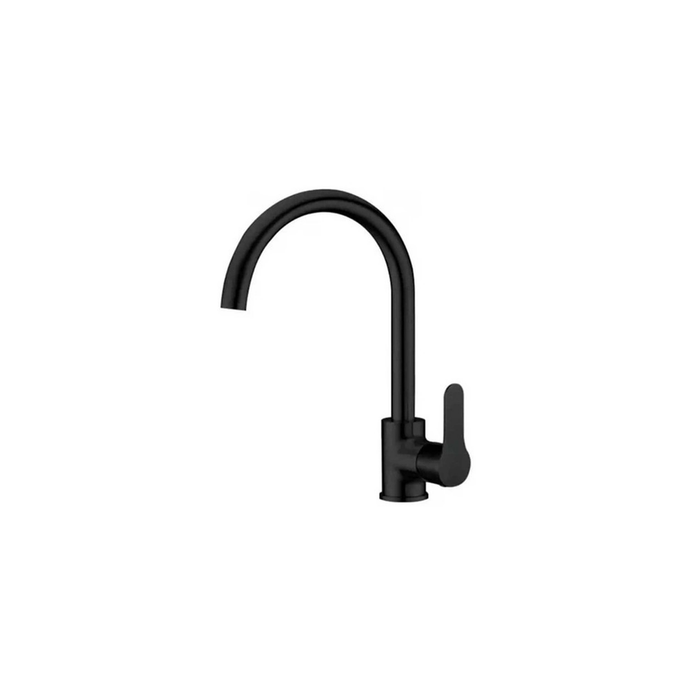  Llave Monomando Para Lavaplatos  Negro Mate 1