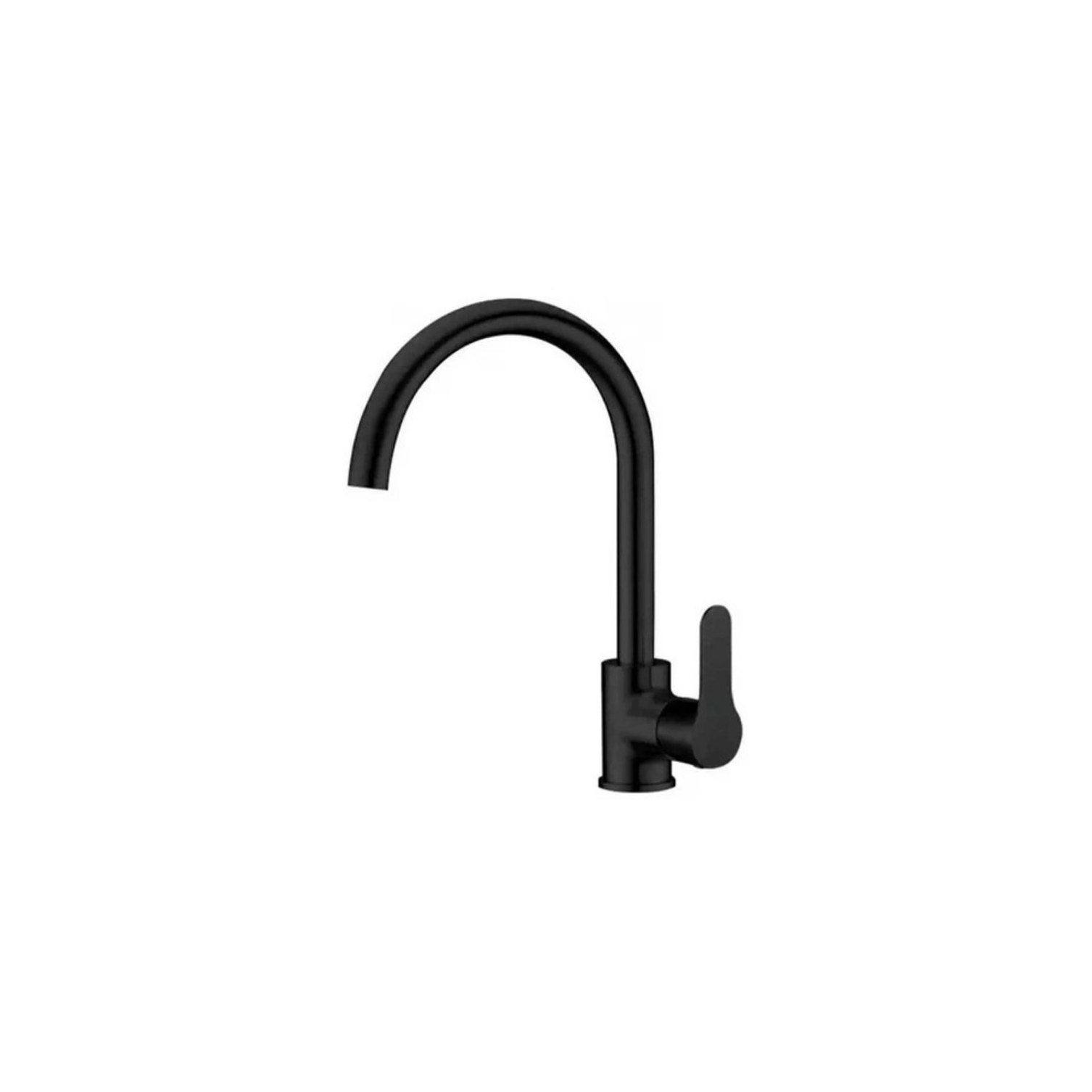  Llave Monomando Para Lavaplatos  Negro Mate 1