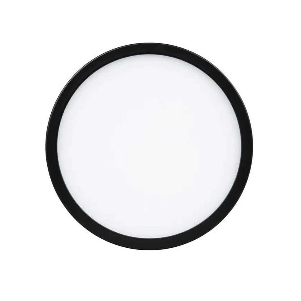 Panel Led Sobrepuesto Redondo Moon 42W 6500K Negro 1