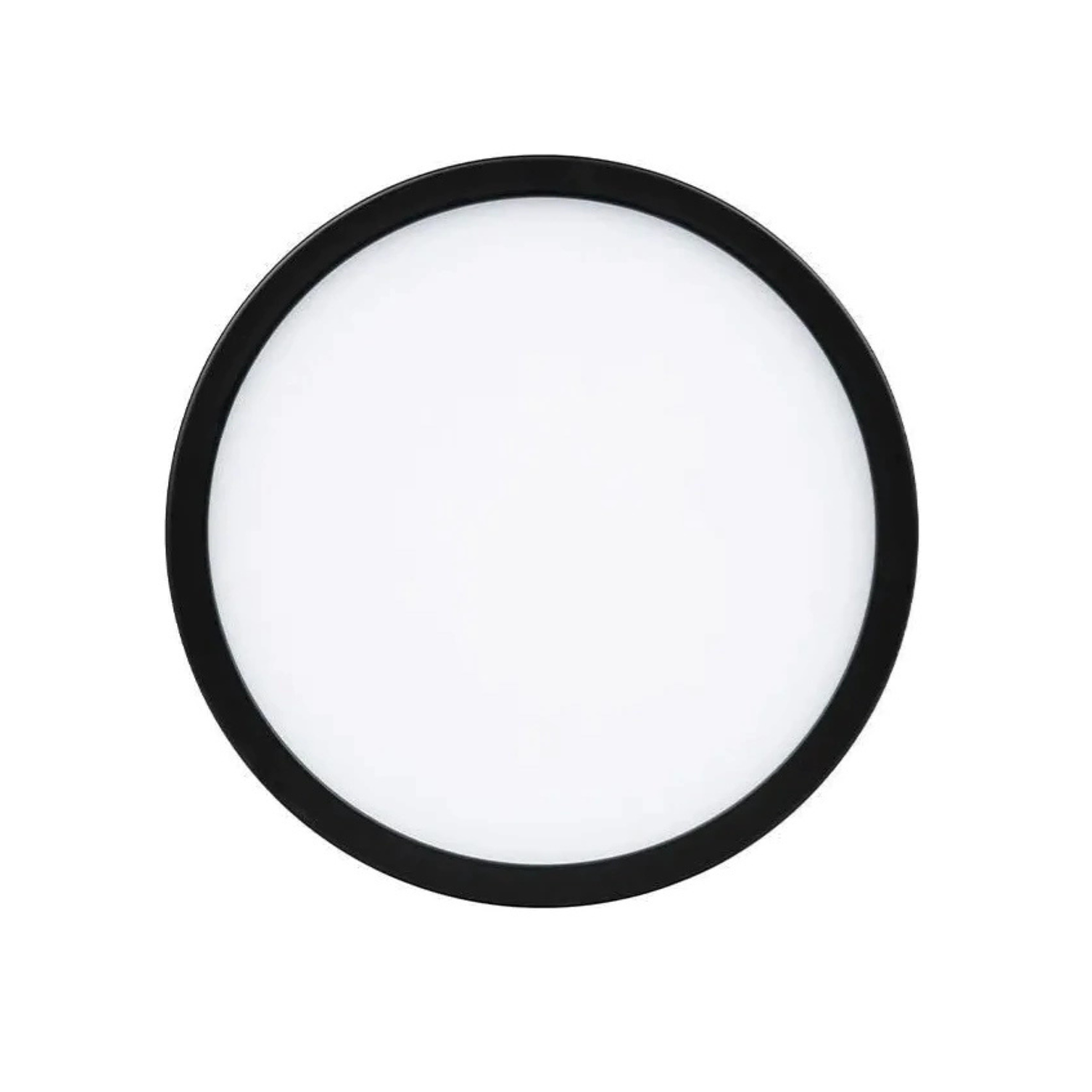 Panel Led Sobrepuesto Redondo Moon 42W 6500K Negro 1