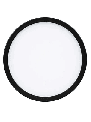 Panel Led Sobrepuesto Redondo Moon 42W 6500K Negro