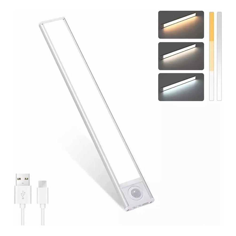 Barra Sensor Movimiento Magnética 3W 6500K 2