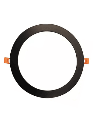 Panel Led Embutido Redondo 6W 6500K Negro