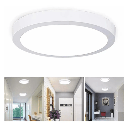 Panel Led Sobrepuesto Redondo 18W 4000K 3