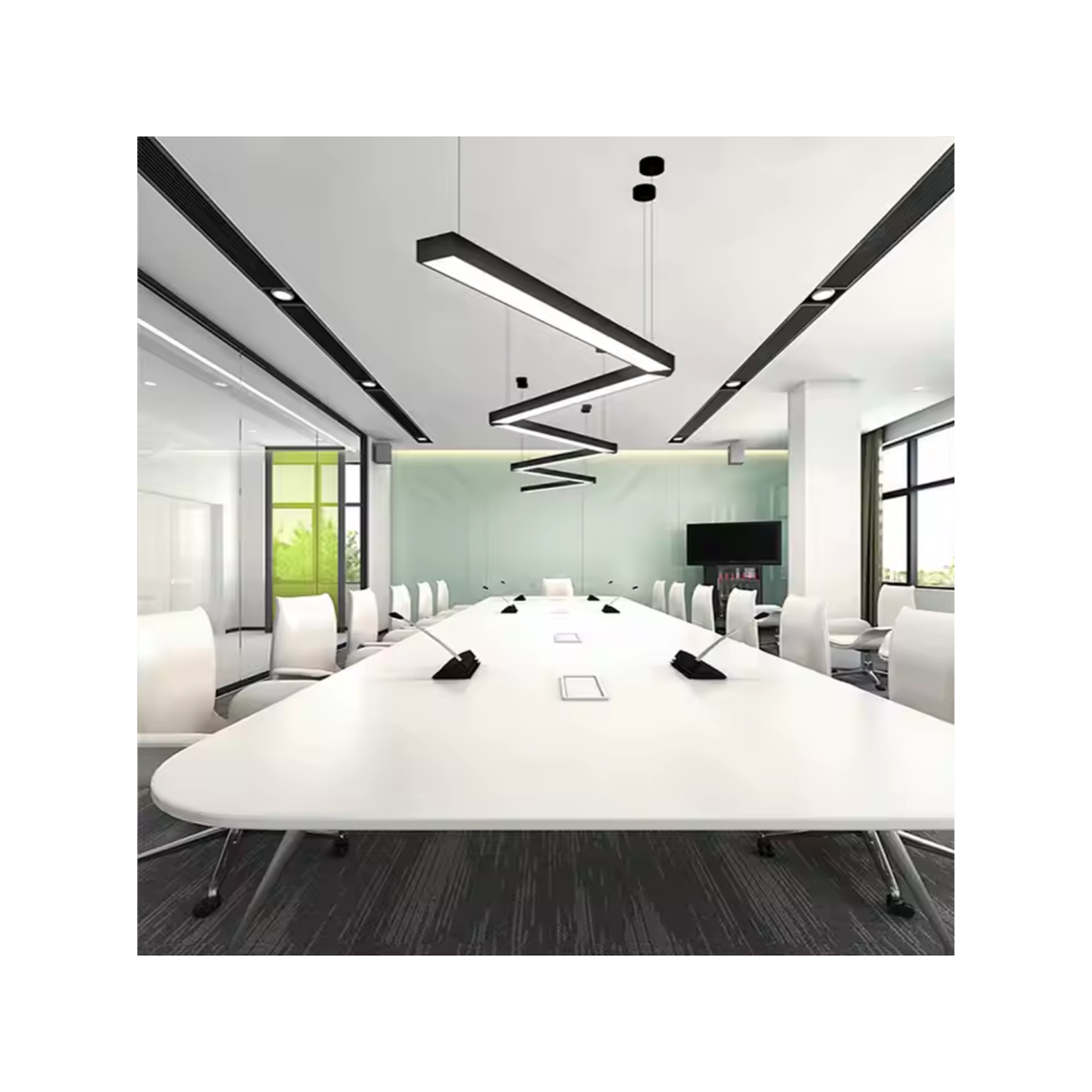 Panel Led Rectangular 60W 6500K Negro 2