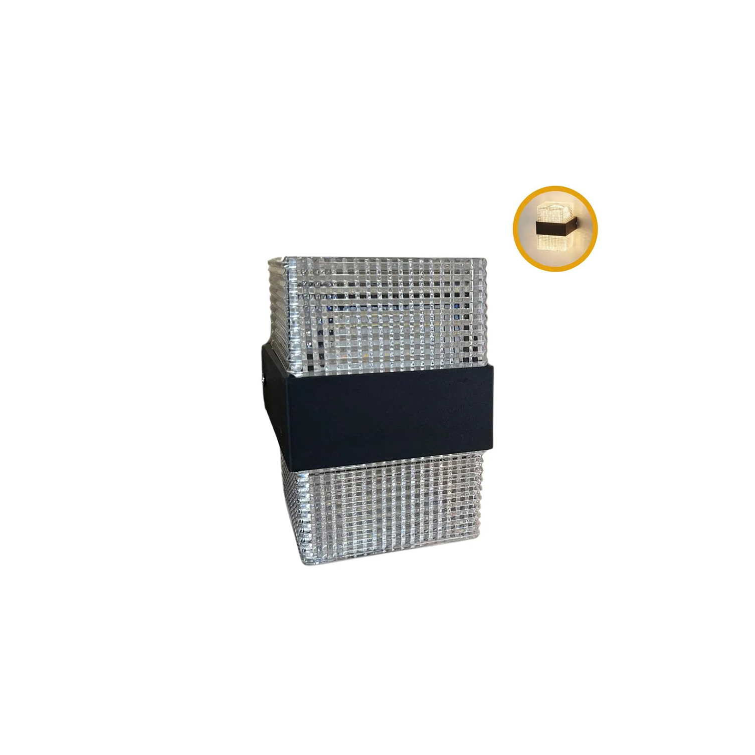 Aplique Catedral Cuadrado 9W Luz Fria 6500K 1