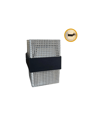 Aplique Catedral Cuadrado 9W 6500K