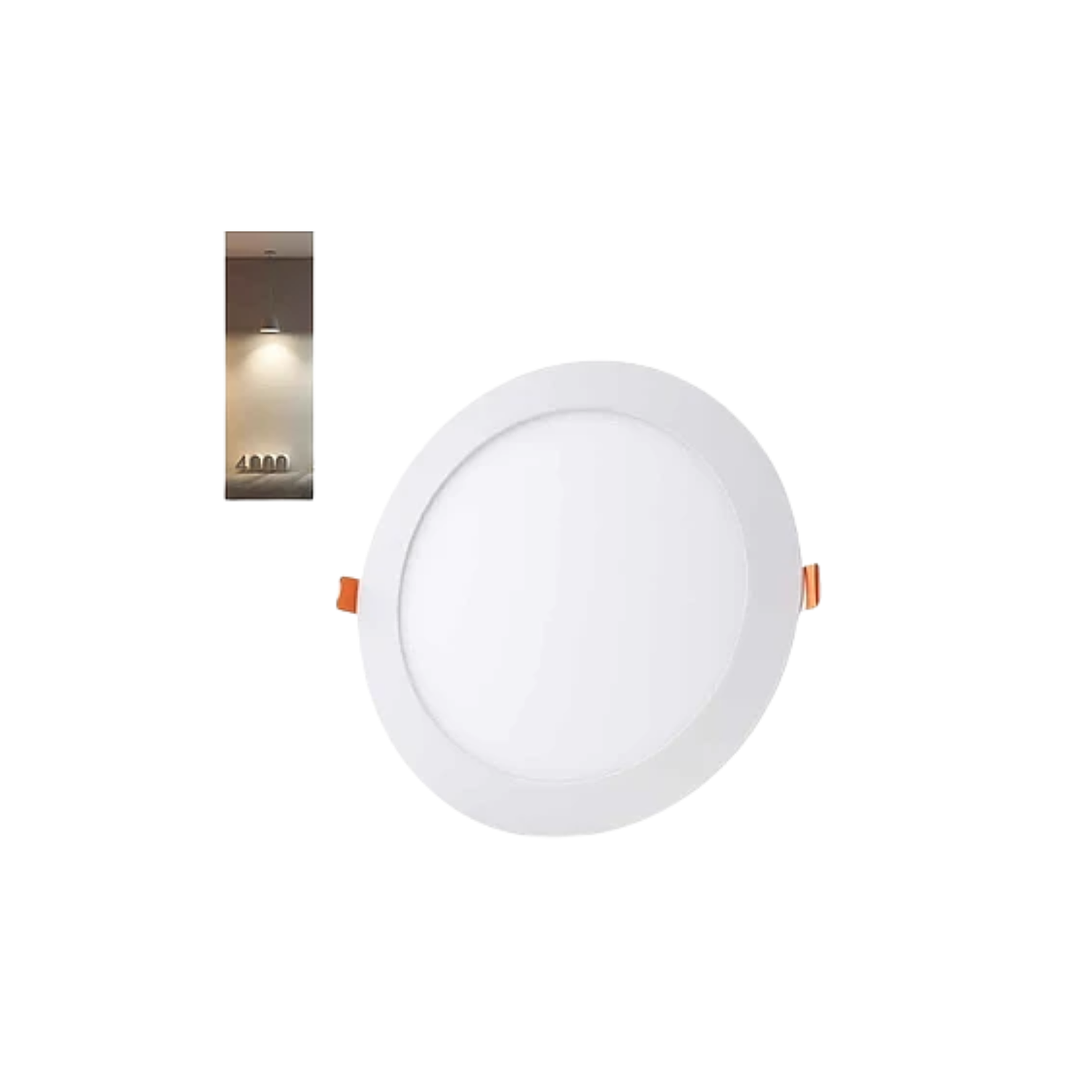 Panel Led Embutido Redondo Backlit 18W 6500K  1