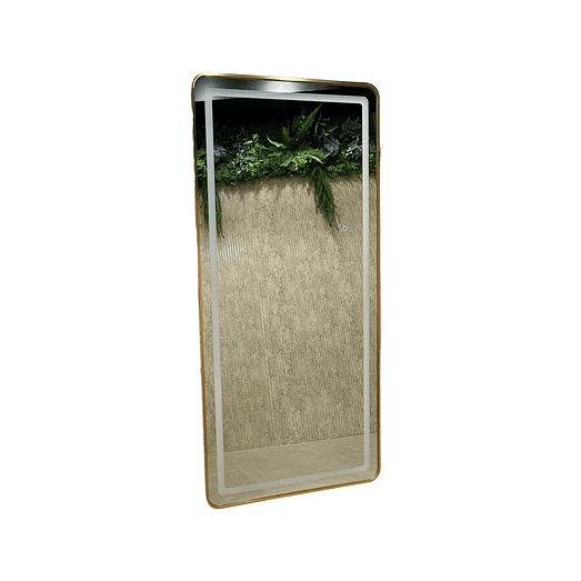 Espejo LED De Cuerpo Entero Con Pedestal L08 Gold 70×150 cm 4