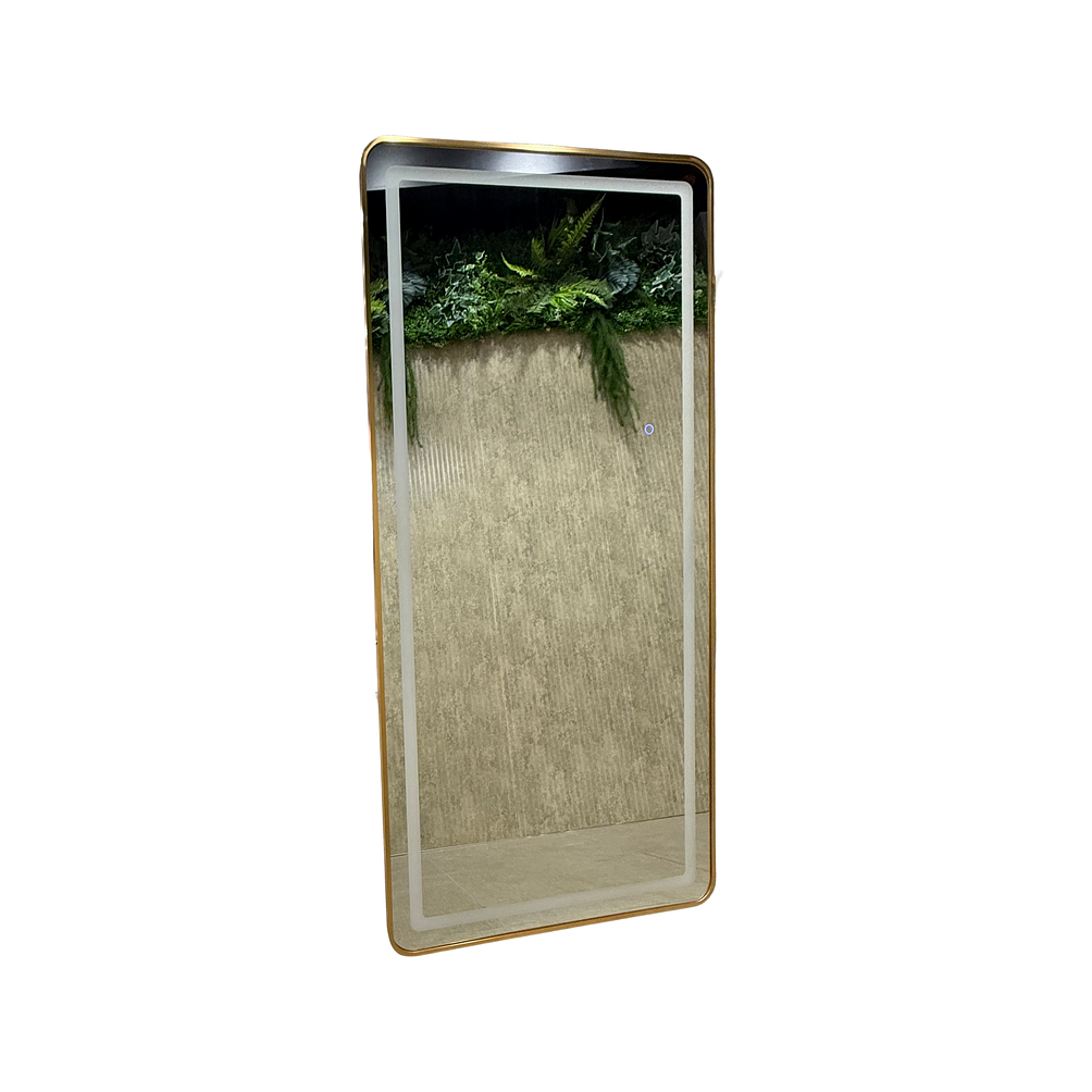 Espejo LED De Cuerpo Entero Con Pedestal L08 Gold 70x180cm 4