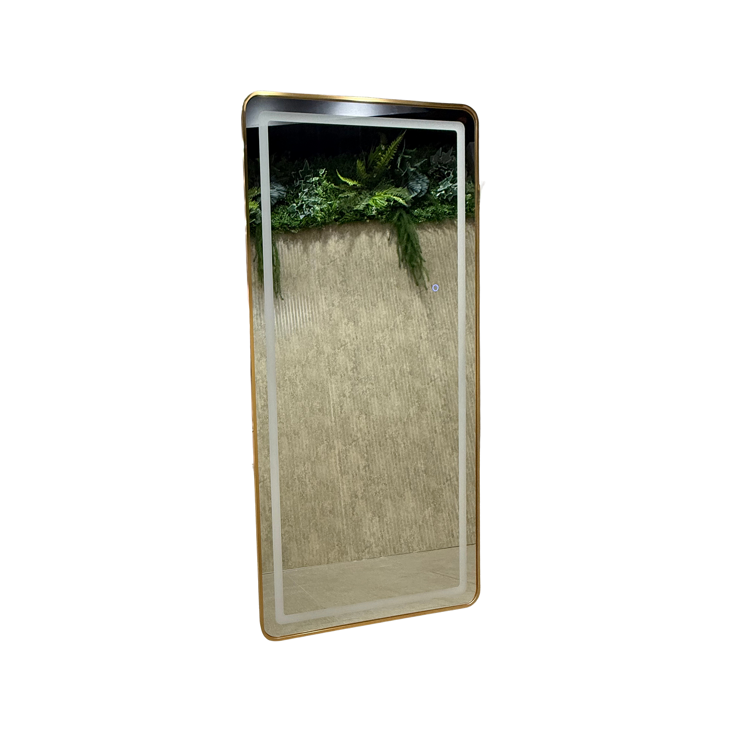 Espejo LED De Cuerpo Entero Con Pedestal L08 Gold 70x180cm 4