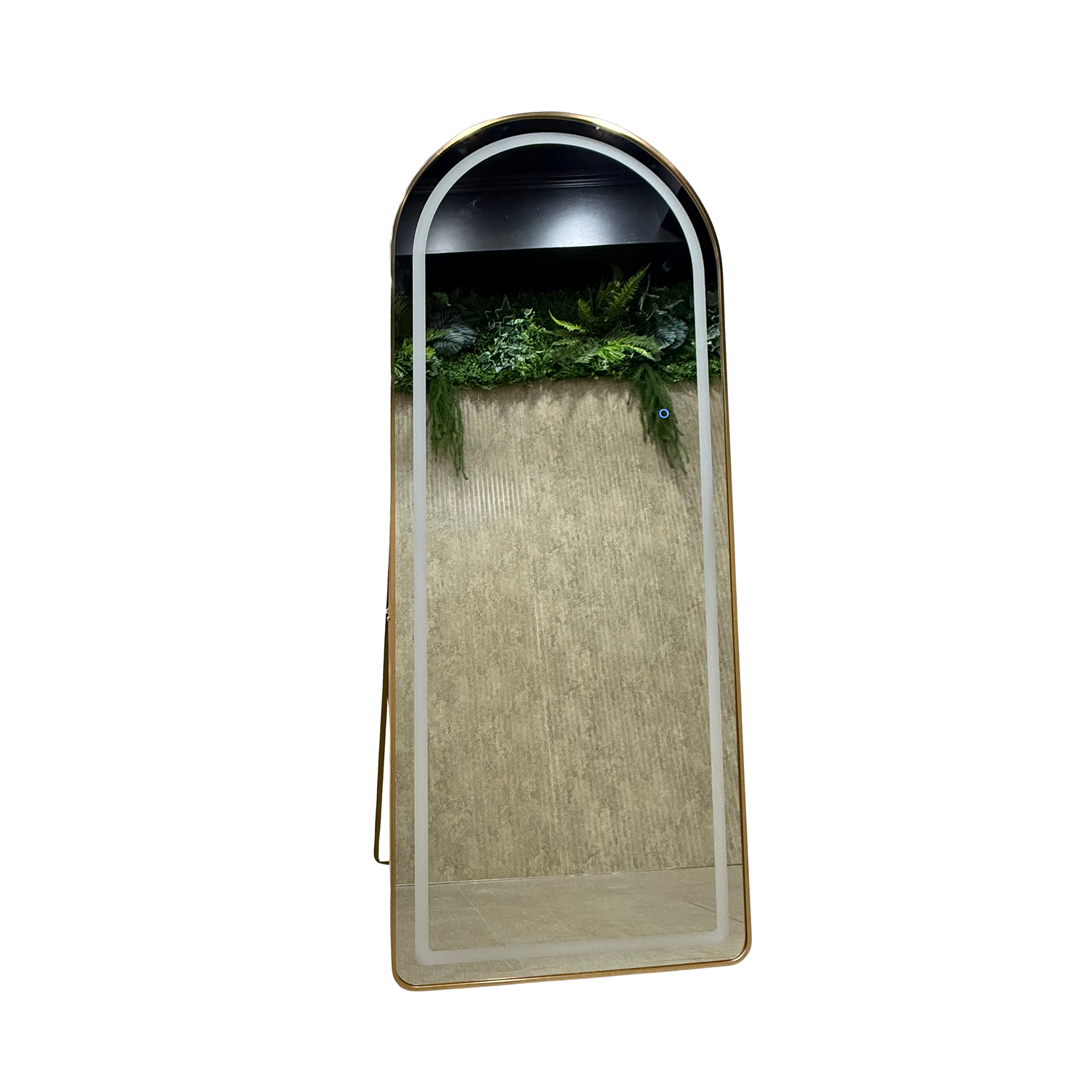 Espejo Cuerpo Entero Led Pedestal L06 Gold (Dorado) 70x180cm 4