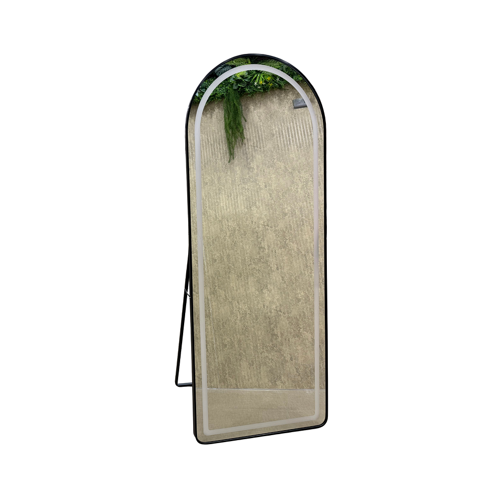 Espejo Cuerpo Entero Led Pedestal L06 Black 70x180 cm 4
