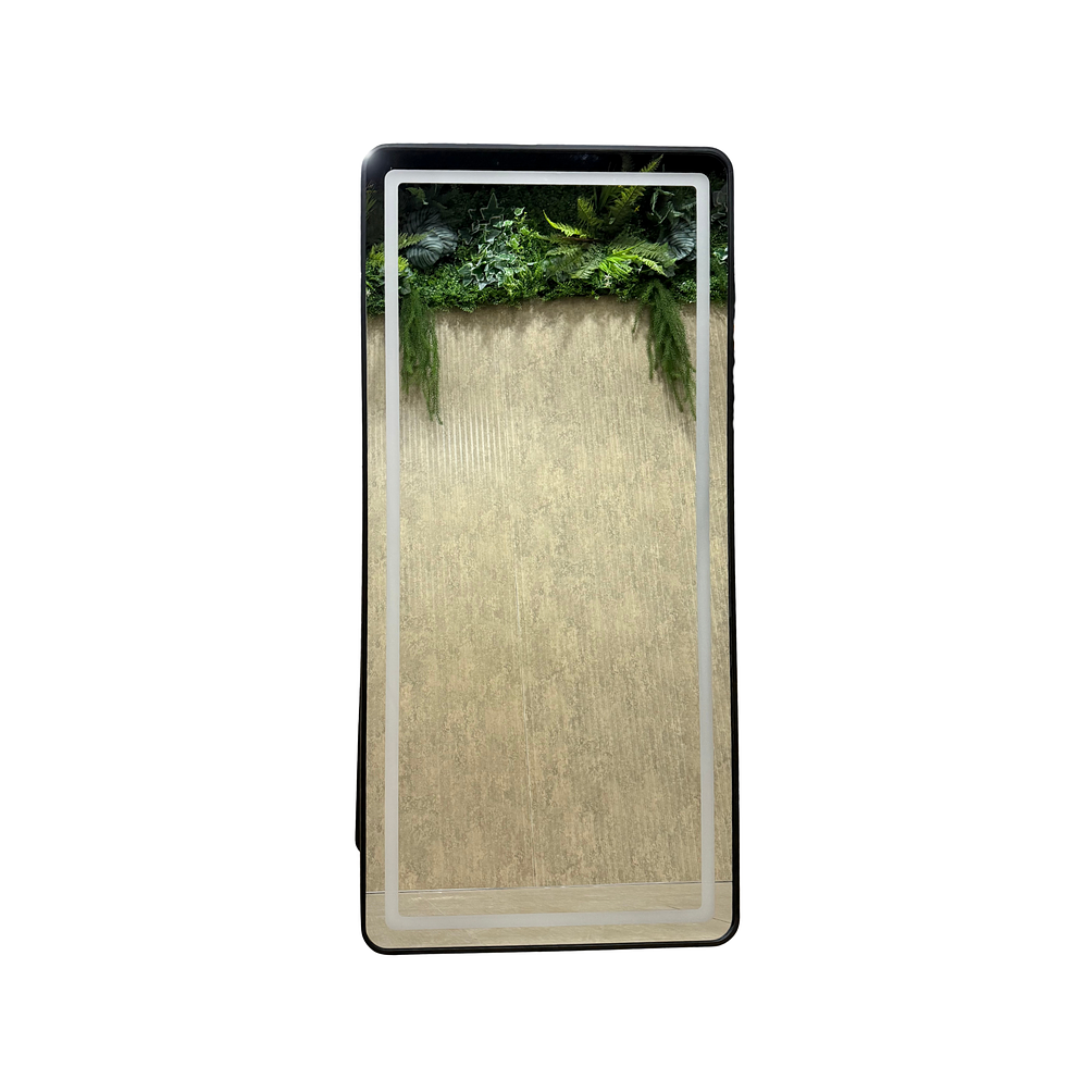 Espejo LED De Cuerpo Entero Con Pedestal L08 Black 70×150 cm 4