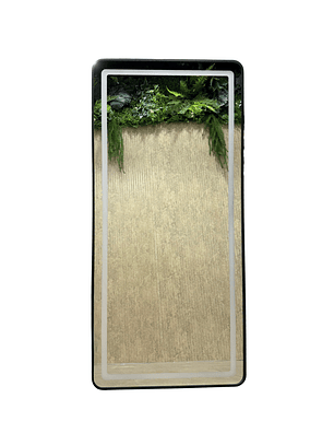 Espejo Cuerpo Entero Led L08 Black 70x150cm