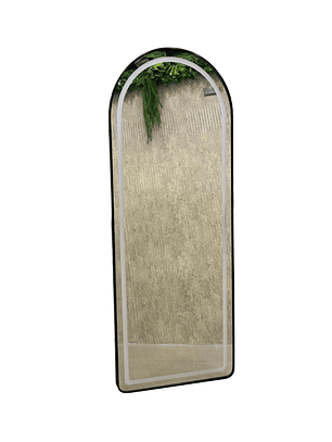 Espejo Cuerpo Entero Led L06 Black 70x150cm 
