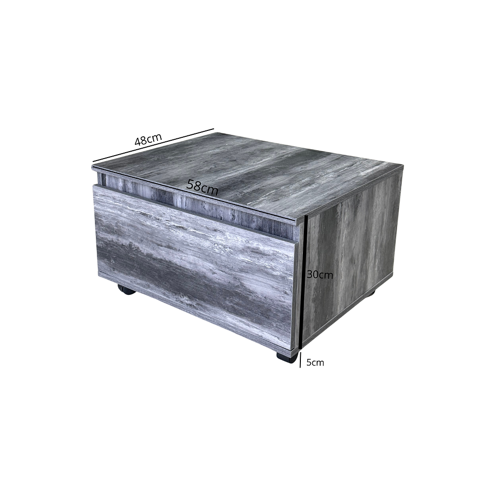 Mueble Vanitorio Flotante Completo Con Espejo, Estante y Mueble Auxiliar 5