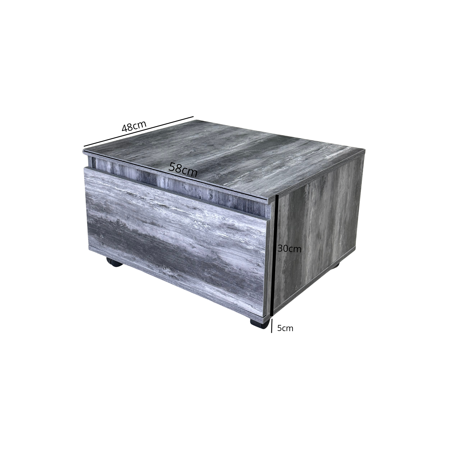 Mueble Vanitorio Flotante Completo Con Espejo, Estante y Mueble Auxiliar 5