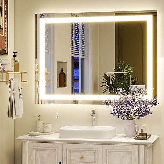 Espejo Led Rectangular L16 Sin Marco 100x75cm 5