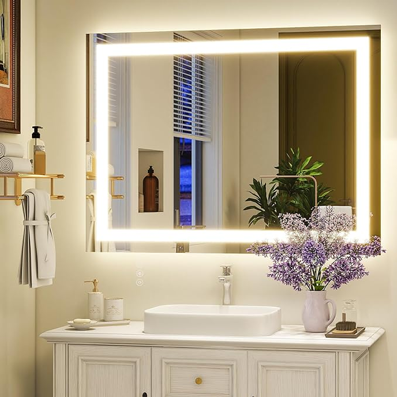 Espejo Led Rectangular L16 Sin Marco 100x75cm 5