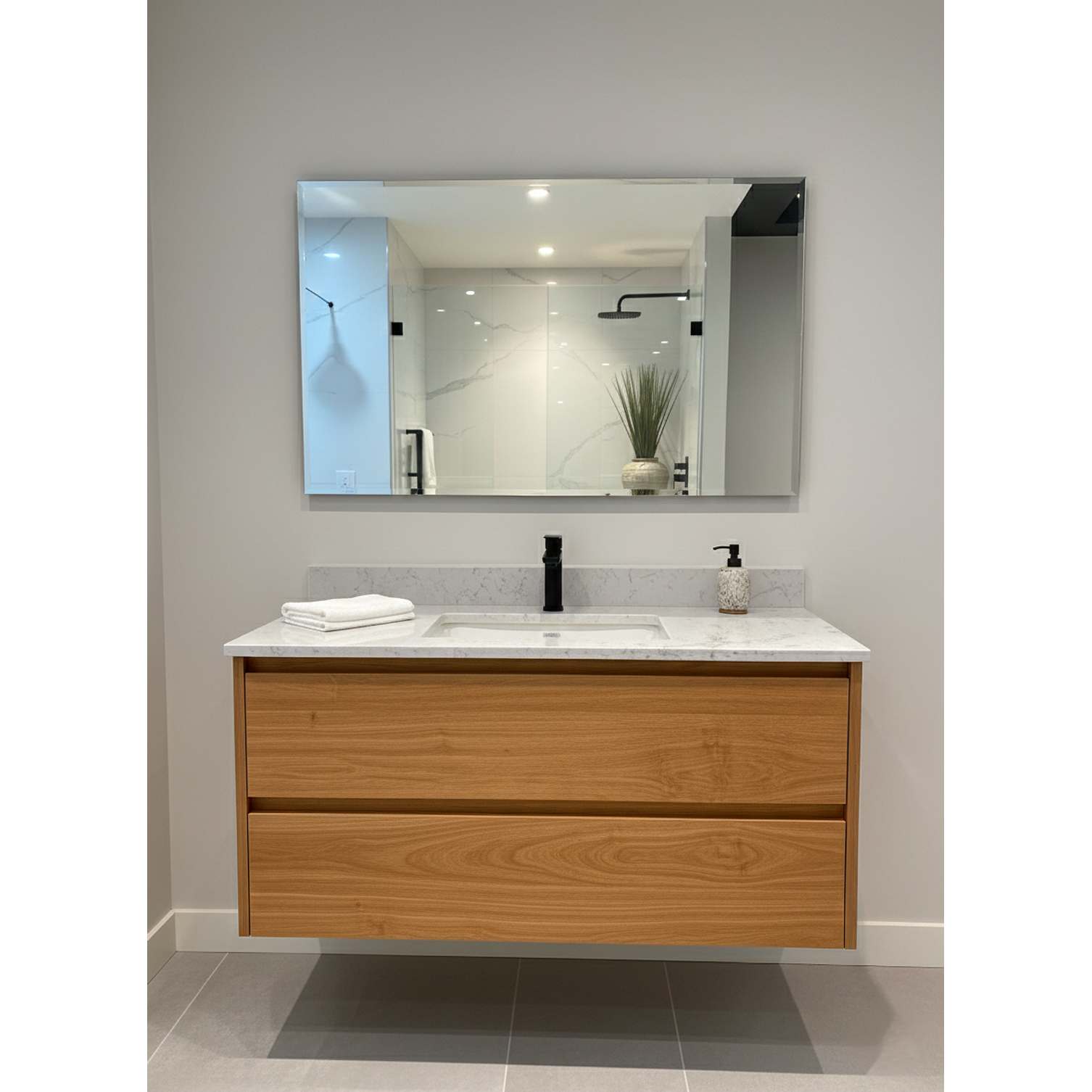 Espejo Biselado L15 Sin Marco 50x80cm 2