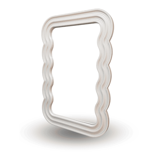 Espejo Decorativo Blanco 50x90cm 2