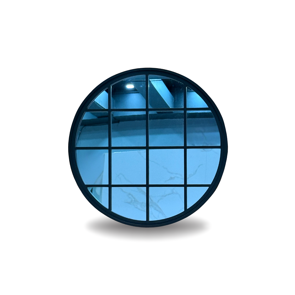 Espejo Decorativo Rejilla Negro 50 cm 1