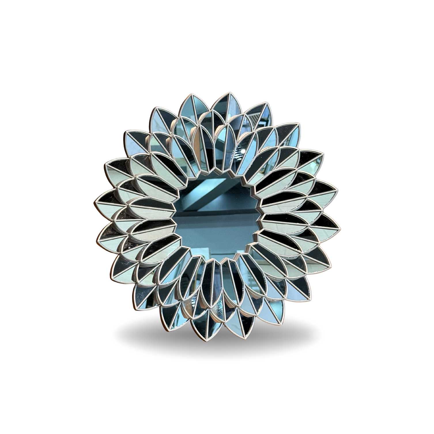 Espejo Decorativo Girasol Gris 50 cm 1