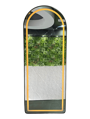 Espejo Cuerpo Entero Led L06 Black 70x150cm 