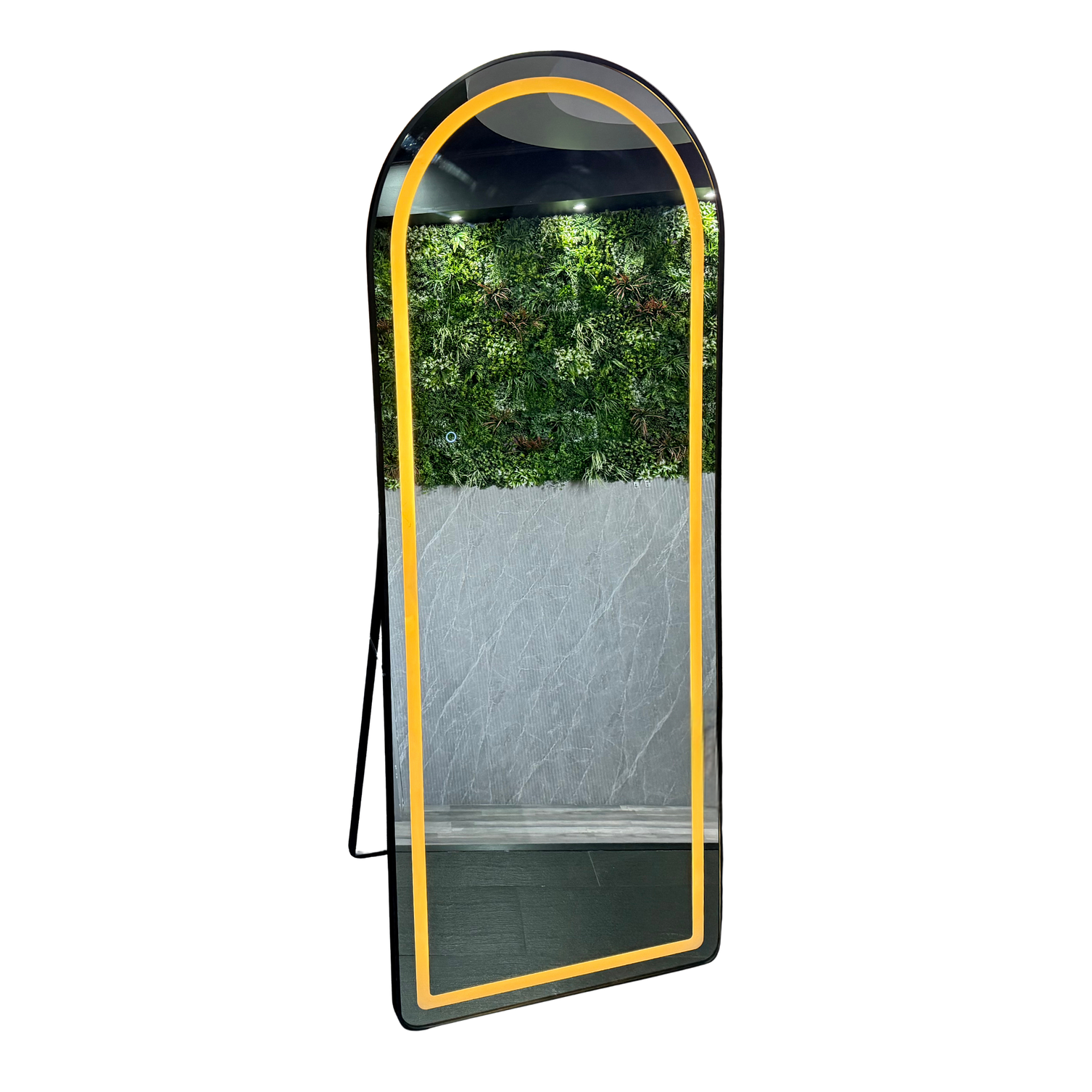 Espejo Cuerpo Entero Led Pedestal L06 Black 70x180 cm 1