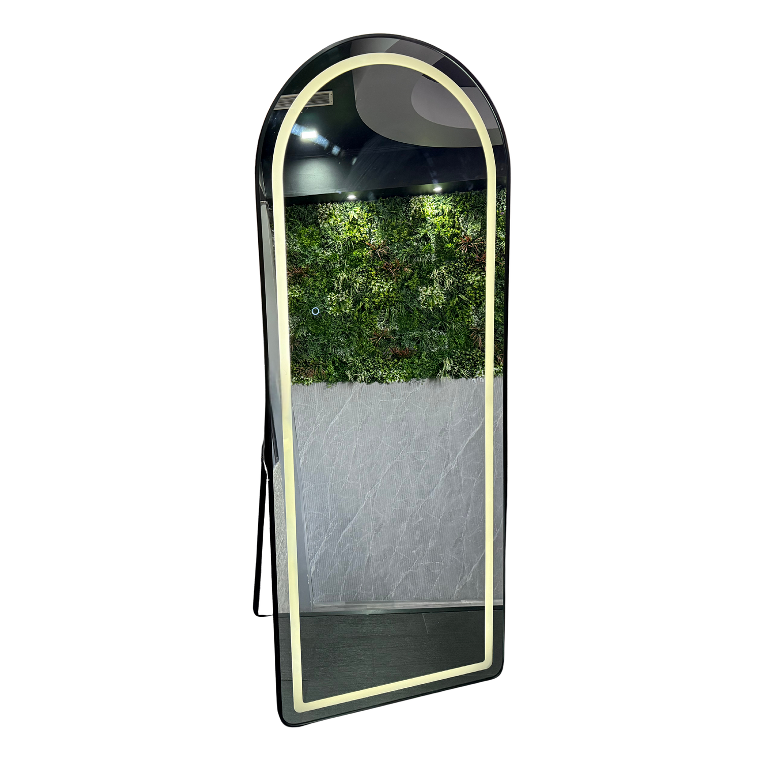 Espejo Cuerpo Entero Led Pedestal L06 Black 70x180 cm 2