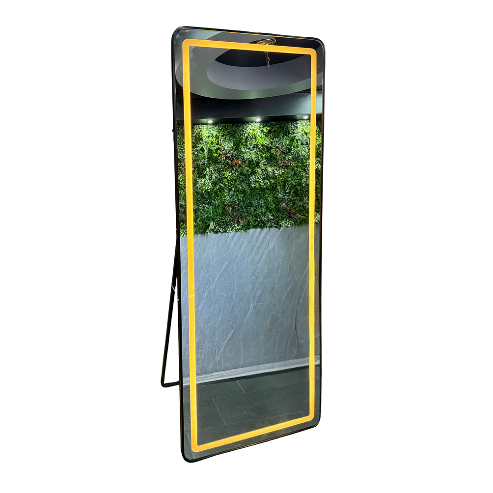 Espejo LED De Cuerpo Entero Con Pedestal L08 Black 70×150 cm 1