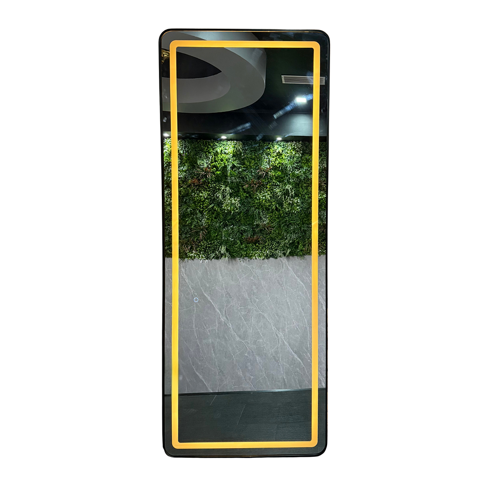 Espejo LED de Cuerpo Entero de Muro L08 Black 70×150 cm 1