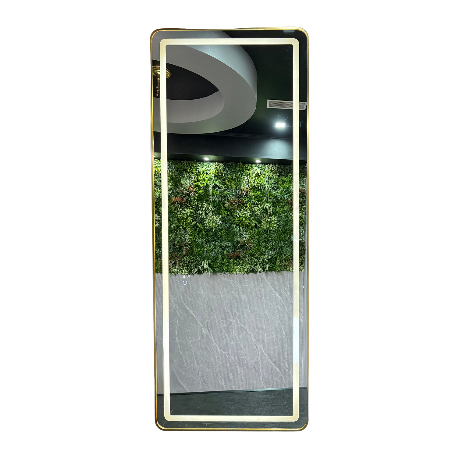 Espejo LED de Cuerpo Entero de Muro L08 Gold 70×150 cm 2