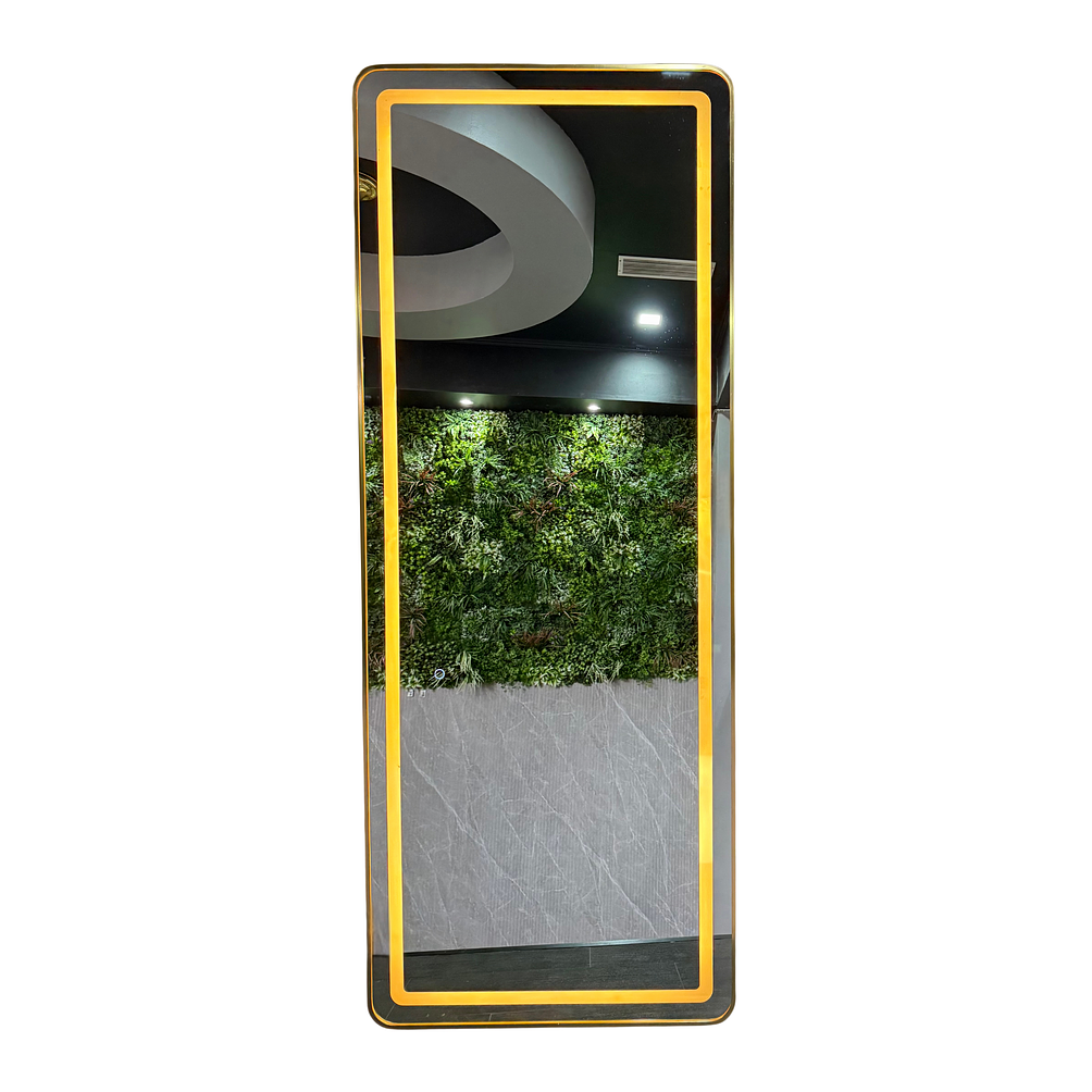 Espejo LED de Cuerpo Entero de Muro L08 Gold 70×150 cm 1