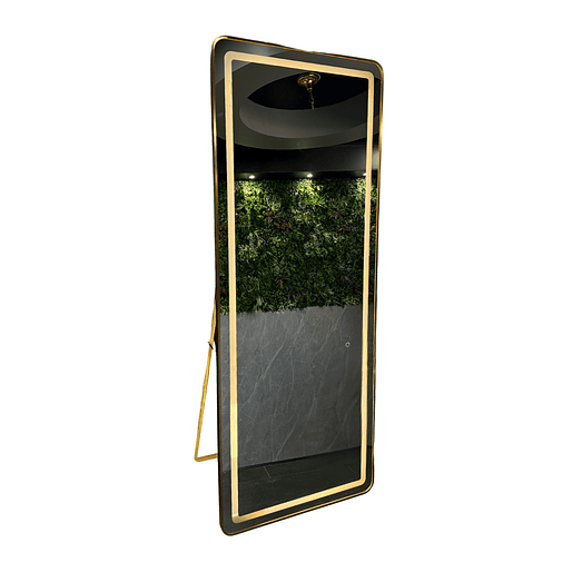 Espejo LED De Cuerpo Entero Con Pedestal L08 Gold 70×150 cm 3