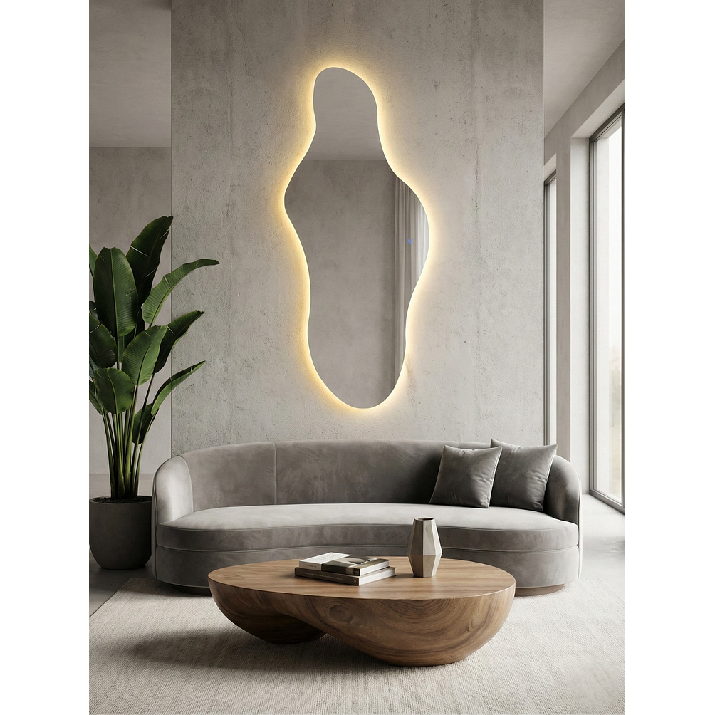 Espejo Led Irregular L13 Sin Marco 65x150cm 4