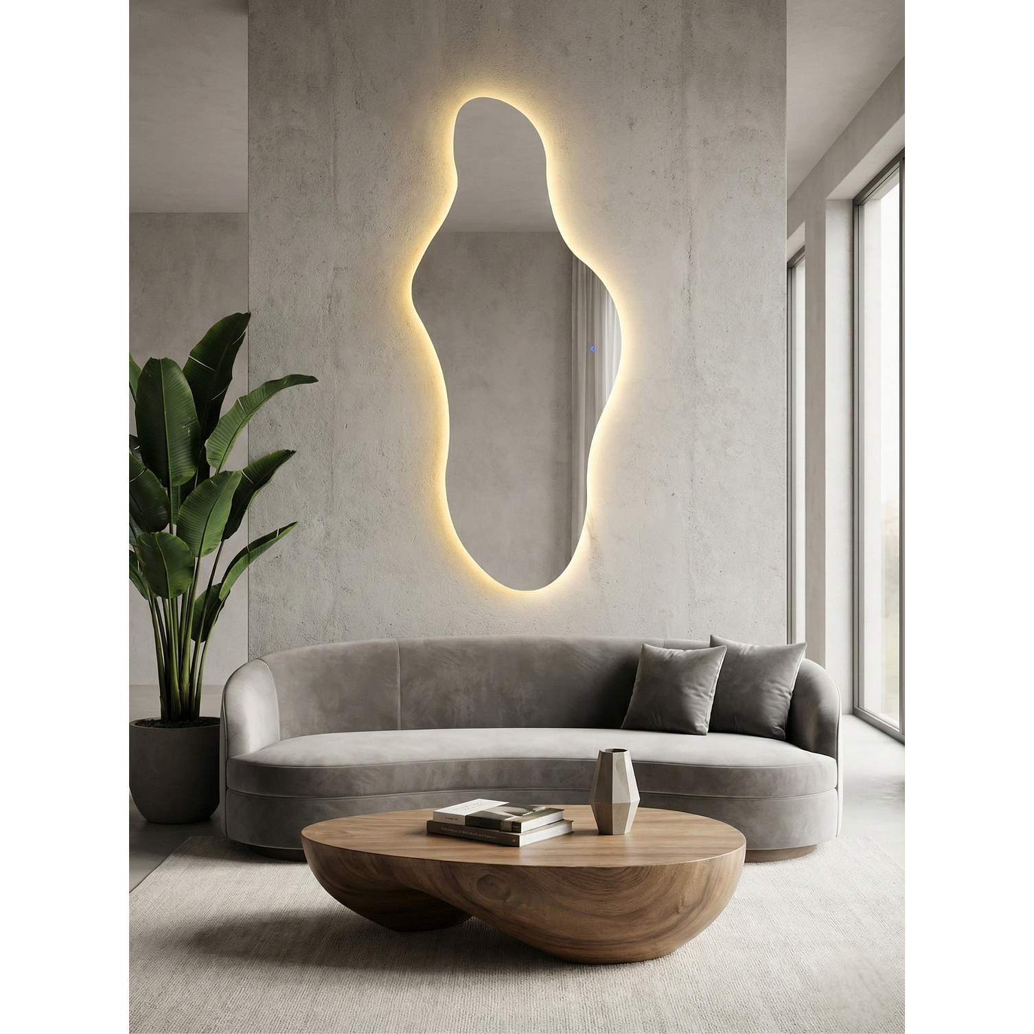 Espejo Led Irregular L13 Sin Marco 65x150cm 4