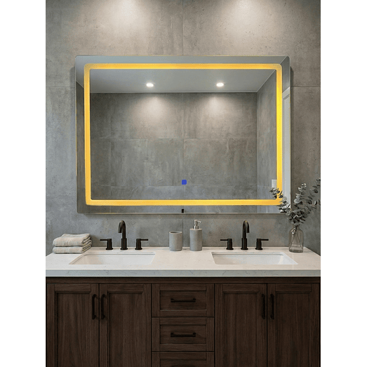 Espejo Led Rectangular L16 Sin Marco 100x75cm 4