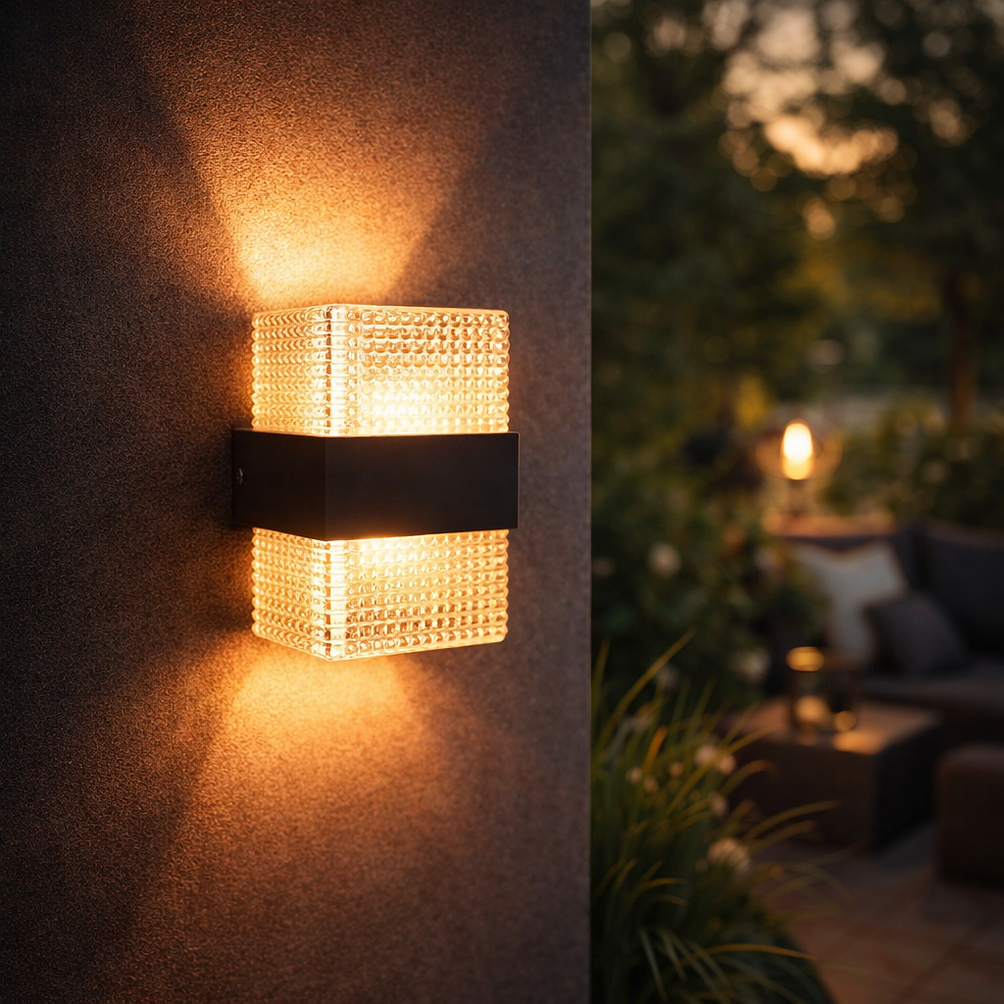 Aplique De Pared Cuadrado 9W 2700K 2