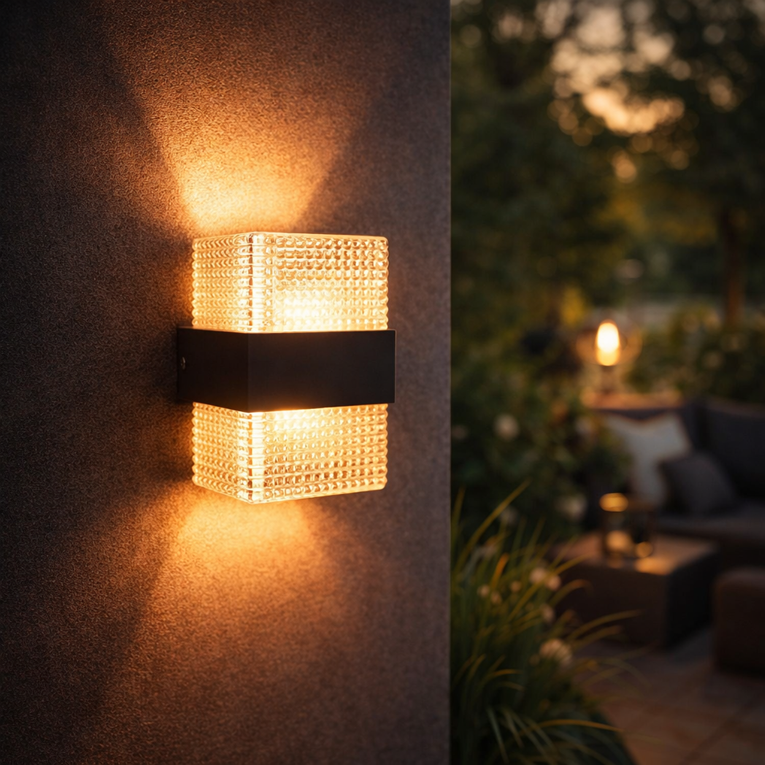 Aplique De Pared Cuadrado 9W 2700K 2