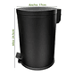 Basurero Con Pedal Y Cierre Suave 3L - Miniatura 9